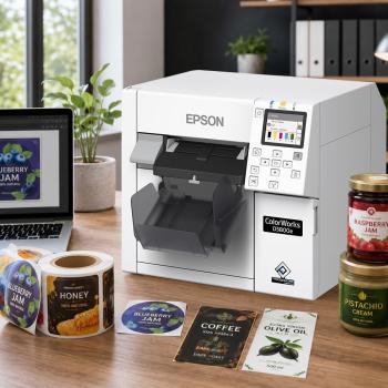 Preview: Epson ColorWorks D3800e – Desktop Farbetikettendrucker mit Dye-Tinte