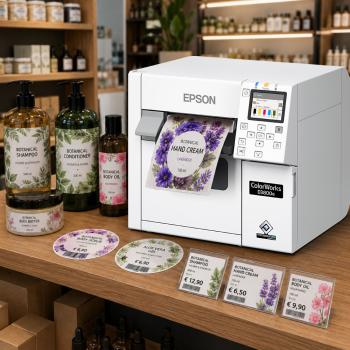 Epson ColorWorks D3800e – Desktop Farbetikettendrucker mit Dye-Tinte