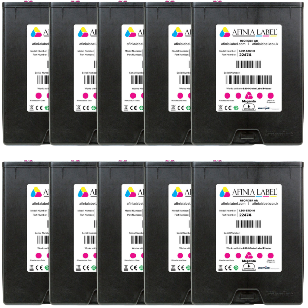Afinia L801 Set Tintenkartuschen 10er, magenta