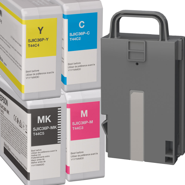 Epson C6000MK / C6500MK Set Tintenkartuschen + Maintenance Box